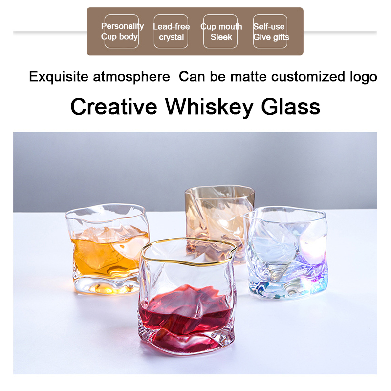 Wine Beer Logo - (로고 각인 가능) 210ML 크리스탈 위스키잔,