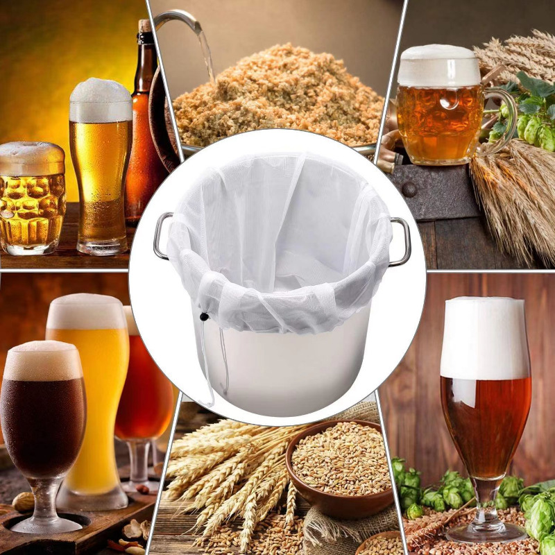 1pc 맥주 자작 필터 가방 양조 맥아 끓는 Wort  - Wine Beer Food 리뷰 및 가격